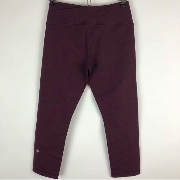 Lululemon Astro Wunder Under Crop II Shine Dot Bo - Picture 12 of 15